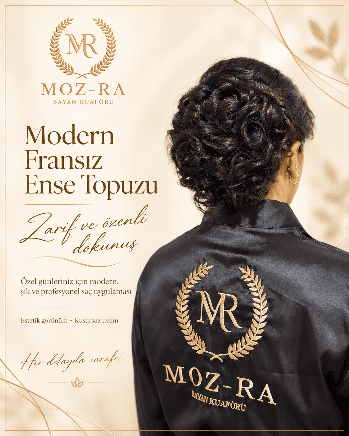 Modern Fransız Ense Topuzu